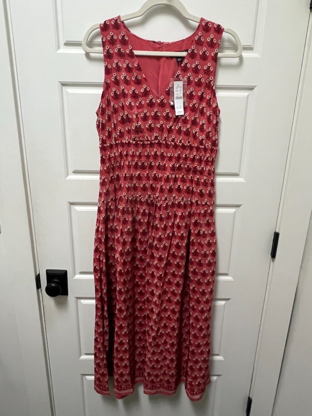 J. Crew Hyacinth Dress in Block-print Crepe De Chine - NWT! - Picture 2 of 4
